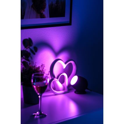 Immax NEO 07739L - Светодиодная настольная RGB+CCT лампа с регулированием яркости ATMOSPHERE LED/3W/5V Wi-Fi Tuya