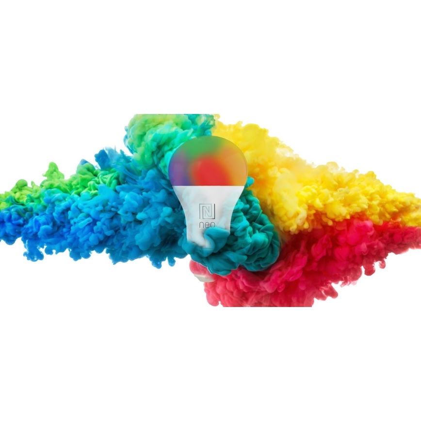 Immax NEO 07743L - Світлодіодна RGB+CCT лампочка з регулюванням яскравості E27/11W/230V 2700-6500K Tuya