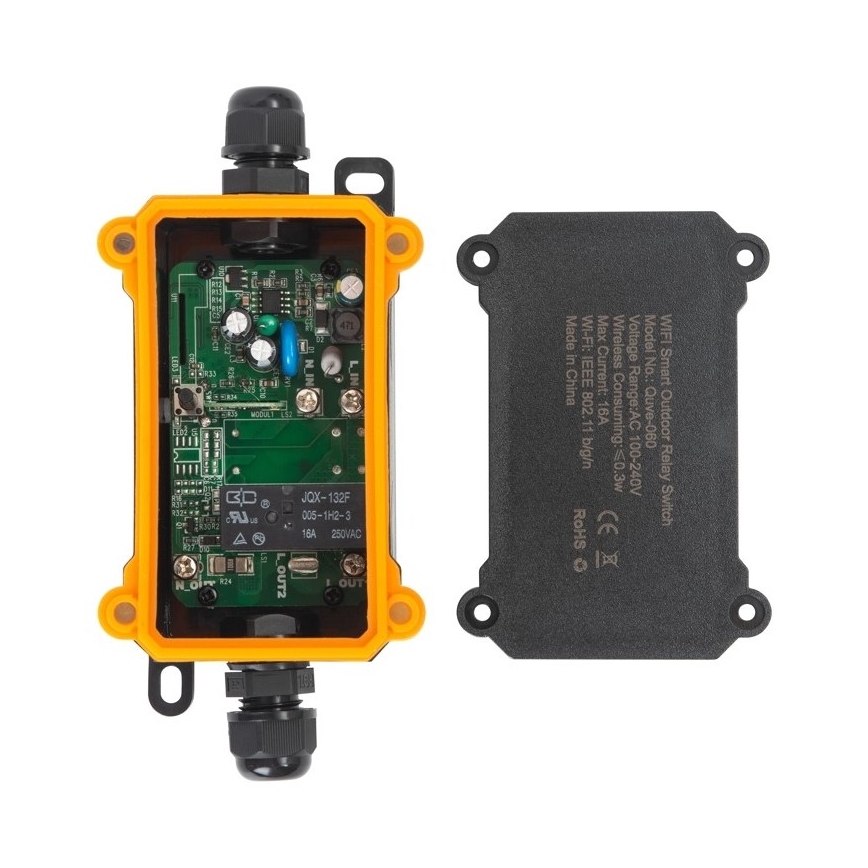 IмMAx NEO 07746L - Розумний вуличний вимикач NEO LITE 3680W/230V/16A IP68 Wi-Fi Tuya