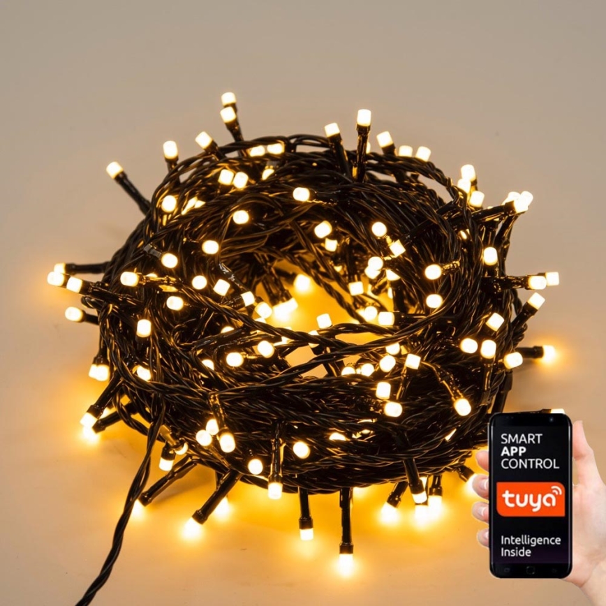 Immax NEO 07749L - LED Вулична гірлянда з регулюванням яскравості NEO LITE 200xLED/8 функцій 23м 2700-6500K IP44 Wi-Fi Tuya