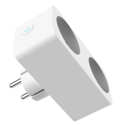 Immax NEO 07751L - Розумна розетка-розгалужувач NEO LITE 2x16A/230V Wi-Fi Tuya