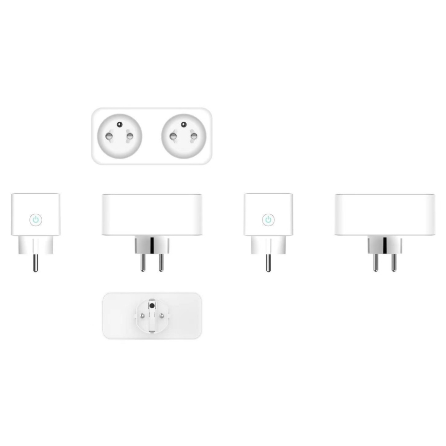 Immax NEO 07751L - Розумна розетка-розгалужувач NEO LITE 2x16A/230V Wi-Fi Tuya