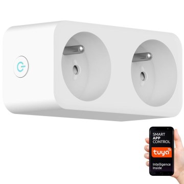 Immax NEO 07752L - Розумна розетка-розгалужувач 2x16A/230V Wi-Fi Tuya