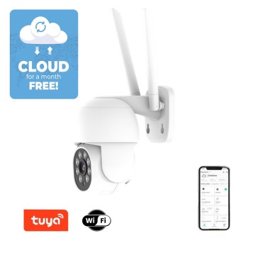 Immax NEO 07765L - Умная уличная камера с датчиком 4MP 5V IP65 Wi-Fi Tuya