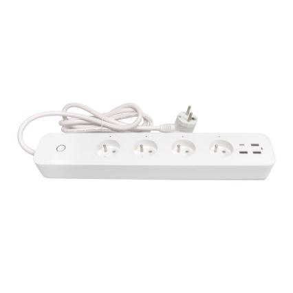 Immax NEO 07771L- Подовжувач NEO LITE Smart 4AC+3xUSB+1xUSB C Wi-Fi Tuya