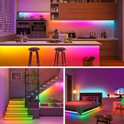 Immax NEO 07775L - LED RGB+CCT Стрічка з регулюванням яскравості NEO LITE LED/48W/230V 10 м IP65 MUSIC Wi-Fi Tuya + пульт дистанційного керування