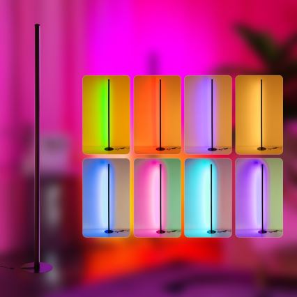 Immax NEO 07776L - RGB LED диммируемая напольная лампа AMBIENTE LED/12Вт/230В Wi-Fi Tuya + пульт дистанционного управления