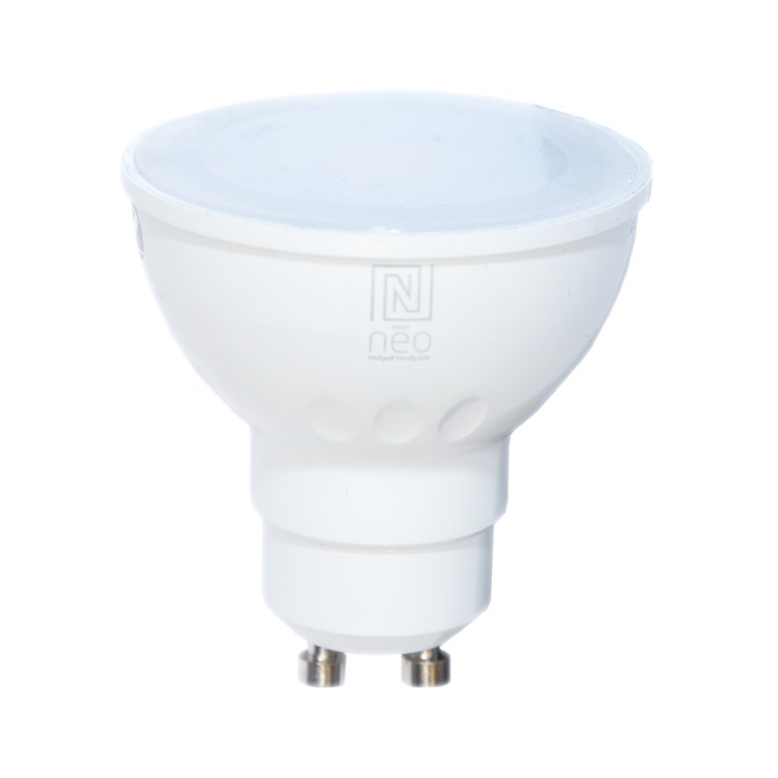 Immax NEO 07777L - Светодиодная RGB+CCT лампочка с регулированием яркости GU10/4,8W/230V Tuya