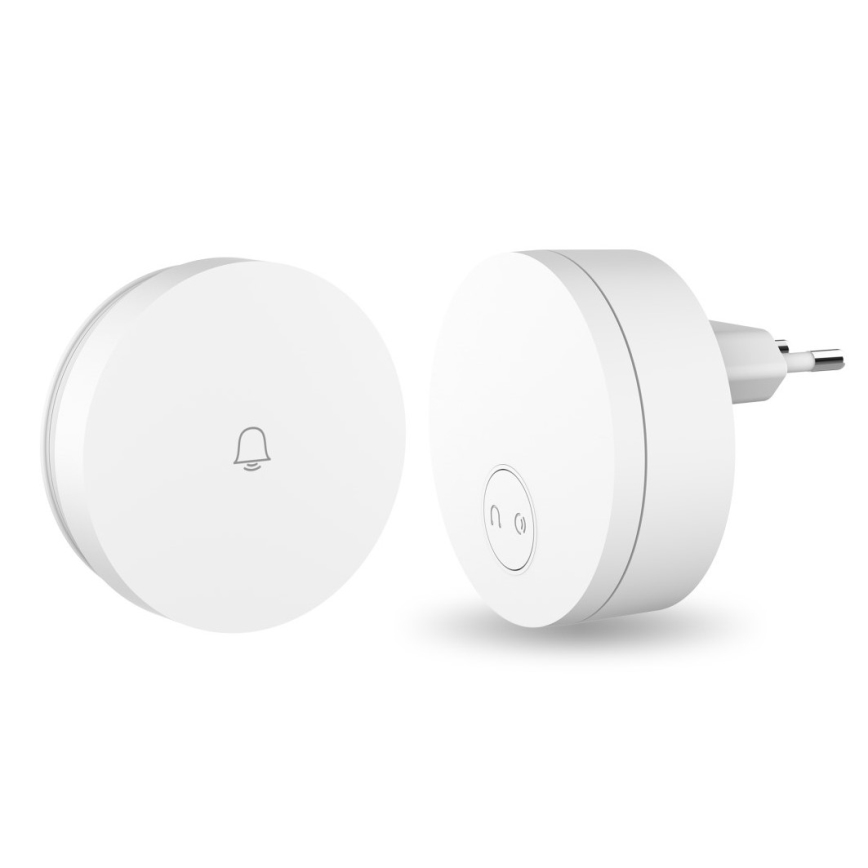 Immax NEO 07780L - Запасная кнопка для беспроводного дверного звонка IP55 Wi-Fi Tuya белый