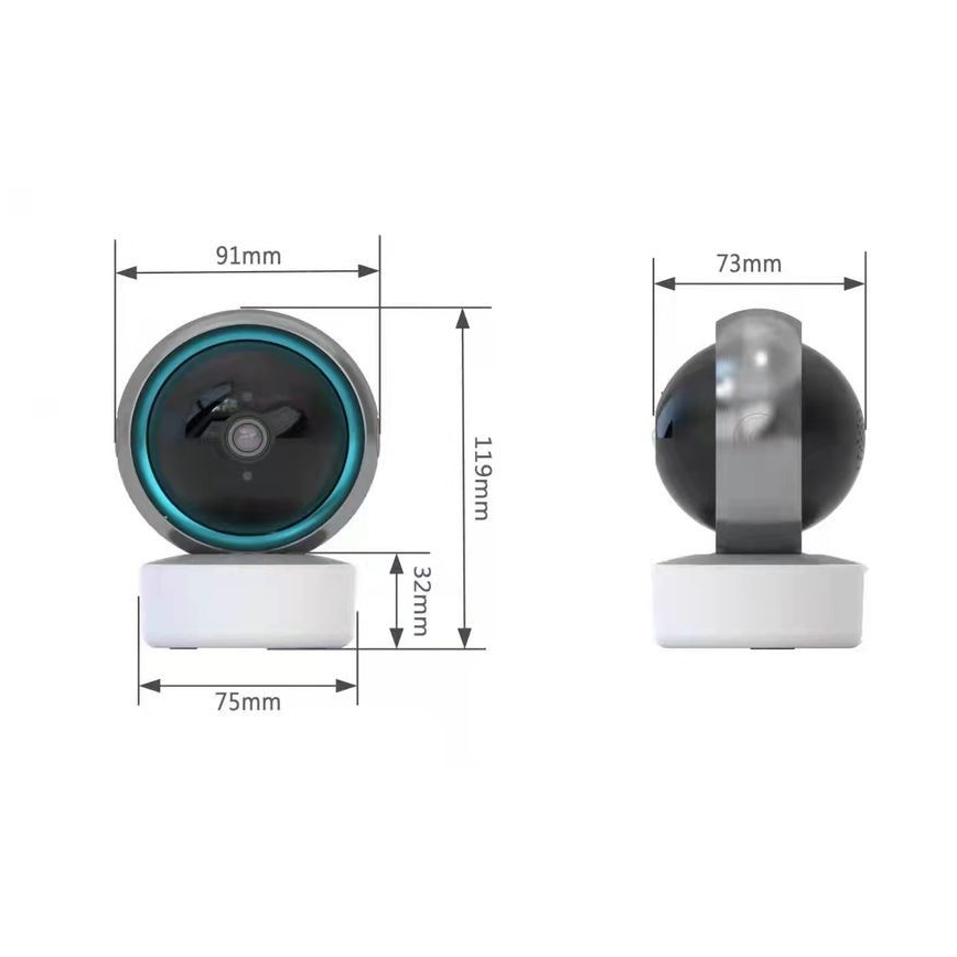 Immax NEO 07781L  - Розумна внутрішня камера з датчиком EYE NEO LITE 355° P/T 5MP Wi-Fi Tuya