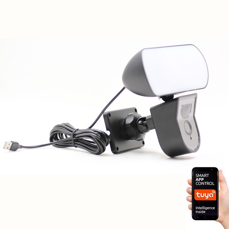 Immax NEO 07785L - LED Розумна вулична камера зі світлом LED/5,5W/5V IP65 Wi-Fi Tuya