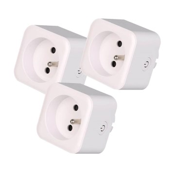 Immax NEO 07786C - НАБОР 3x Умная розетка NEO LITE 3680W/230V/16A Tuya