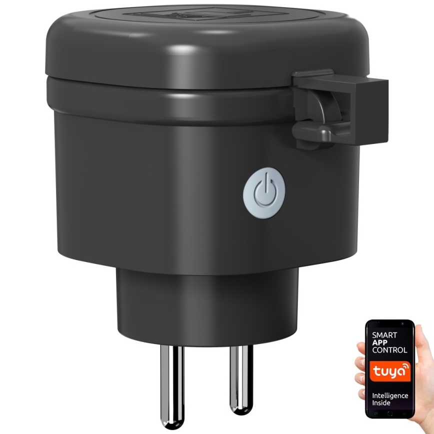 Immax NEO 07787L - Розумна зовнішня розетка NEO LITE 3680W/230V/16A IP44 Wi-Fi Tuya SCHUKO