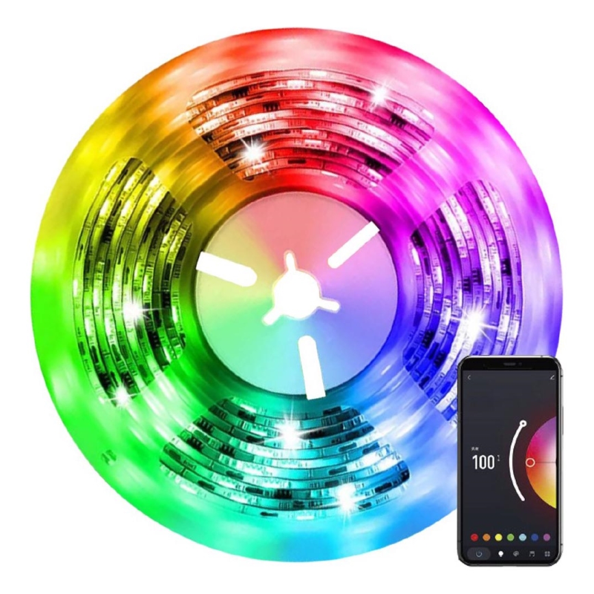 Immax NEO 07790L - Светодиодная RGB+CCT лента с регулированием яркости NEO SMART LED/15W/230V 3 м IP65 Wi-Fi Tuya