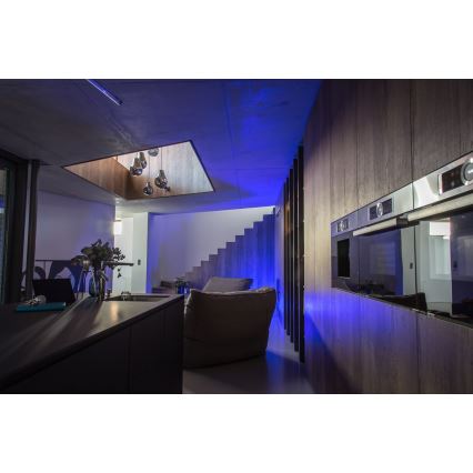 Immax NEO 07791L - LED RGB Стрічка з регулюванням яскравості NEO LITE LED/18W/230V 5м IP65 MUSIC Wi-FI Tuya + пульт дистанційного керування