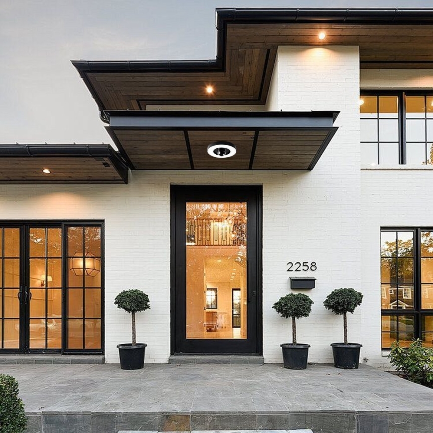 Immax NEO 07792L - LED Розумна вулична камера зі світлом RING 22W/230V IP44 Wi-Fi Tuya