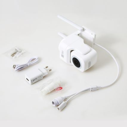 Immax NEO 07793L - Розумна зовнішня камера з сенсором CUBE 4MP 5V IP65 Wi-Fi Tuya