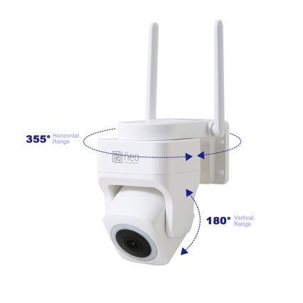 Immax NEO 07793L - Умная уличная камера с датчиком CUBE 4MP 5V IP65 Wi-Fi Tuya