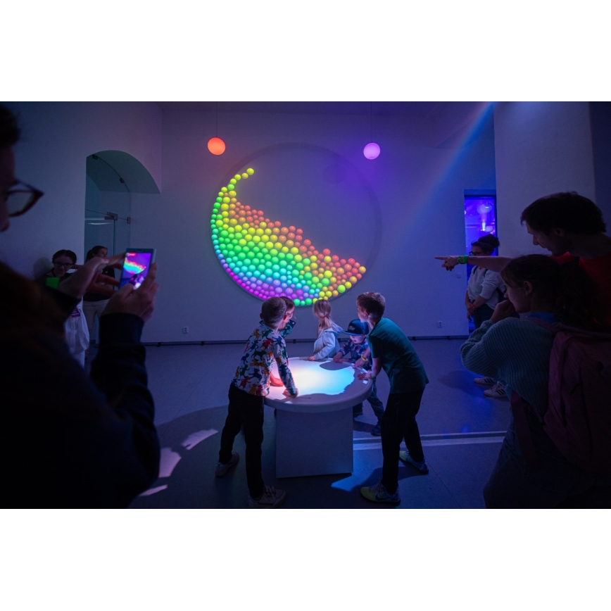 Immax NEO 07794CDO - набір з 3 світлодіодних ламп LED RGB+CCT з можливістю затемнення E27/14W/230V 2700K-6500K Tuya Wi-Fi + пульт дистанційного керування
