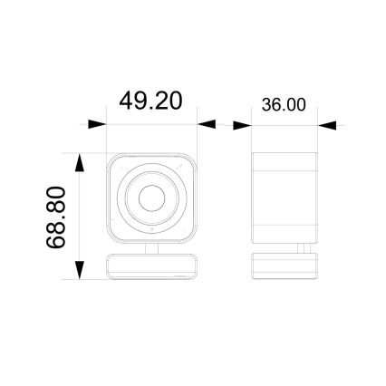 Immax NEO 07796L - Умная внутренняя камера с датчиком LITTLE CUBE 3MP 5V Wi-Fi Tuya