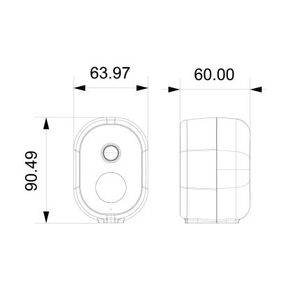 Immax NEO 07802L - Умная уличная камера на солнечной батарее с датчиком BARREL 5000mAh Wi-Fi Tuya IP65