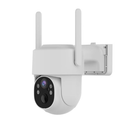 Immax NEO 07804L - Розумна зовнішня сонячна камера з датчиком, акумулятором 9000 мА·год і захистом IP65