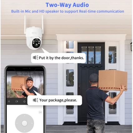 Immax NEO 07804L - Умная уличная солнечная камера с датчиком, аккумулятор 9000 мАч, Wi-Fi, Tuya, IP65