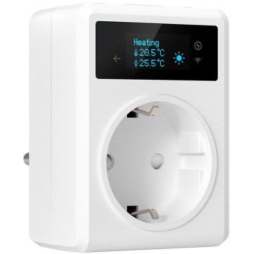 Immax NEO 07811L - Розумна розетка з вбудованим термометром F 3680 Вт Tuya Wi-Fi