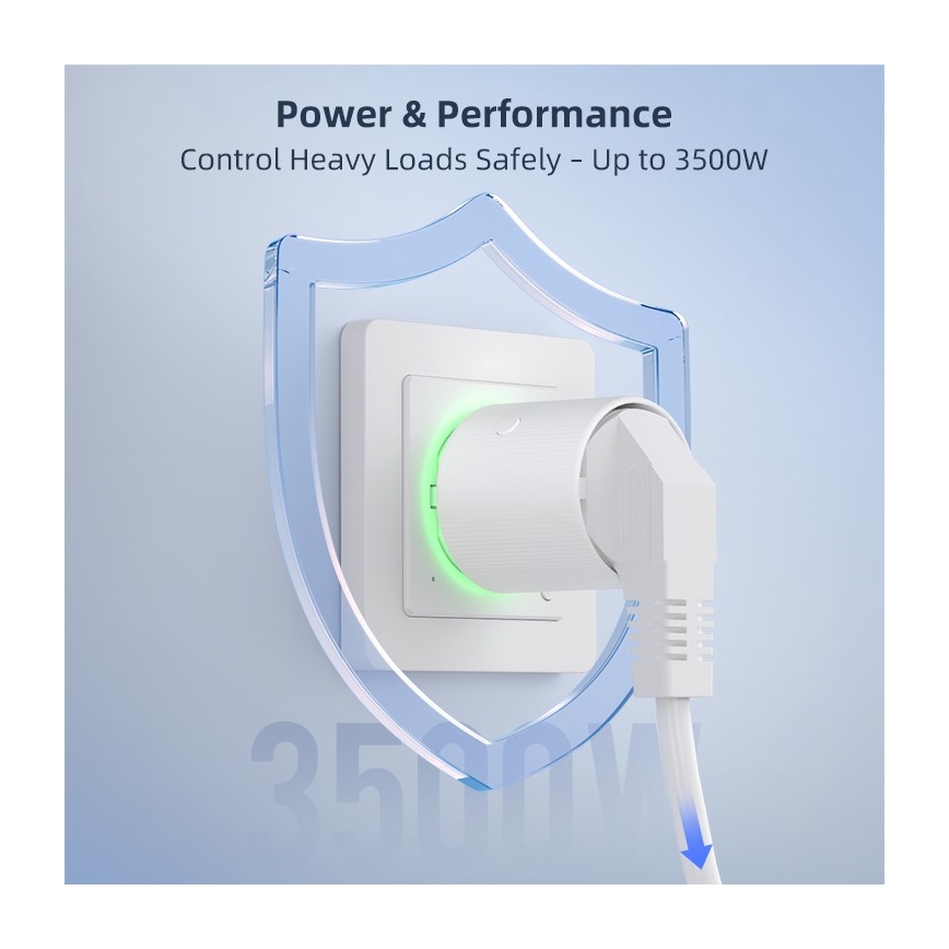Immax NEO 07813L - Умная розетка F 3500 Вт Tuya Wi-Fi