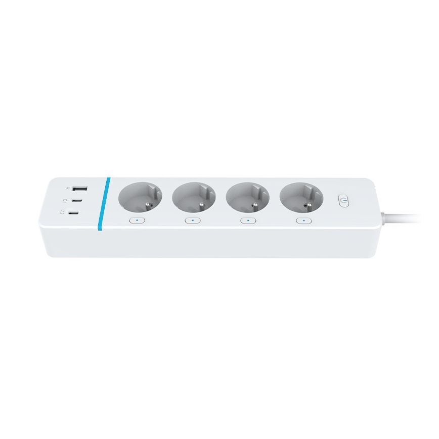 Immax NEO 07821L - Розумний мережевий подовжувач NEO LITE 4AC+1xUSB+2xUSB-C Tuya Wi-Fi