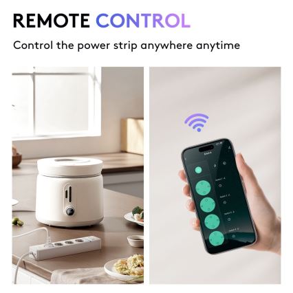 Immax NEO 07821L - Умный сетевой удлинитель NEO LITE 4AC+1xUSB+2xUSB-C Tuya Wi-Fi
