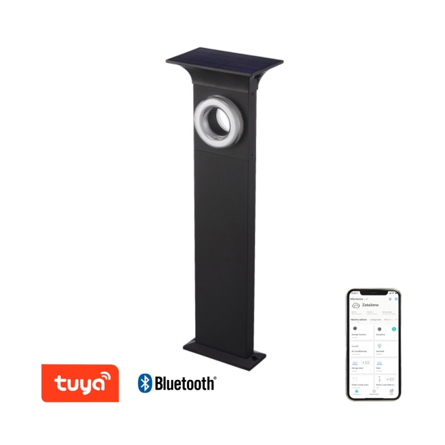 Immax NEO 07904L - Светодиодная RGB+CW/W лампа на солнечной батарее с регулированием яркости ANEL LED/2W/5V IP54 Tuya 2000 mAh