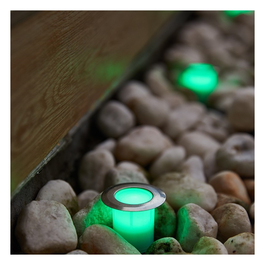 Immax NEO 07905L - Светодиодный RGB-светильник на солнечной батарее с регулированием яркости ESTRELAS 8xLED/0,25W/5V IP65 Tuya