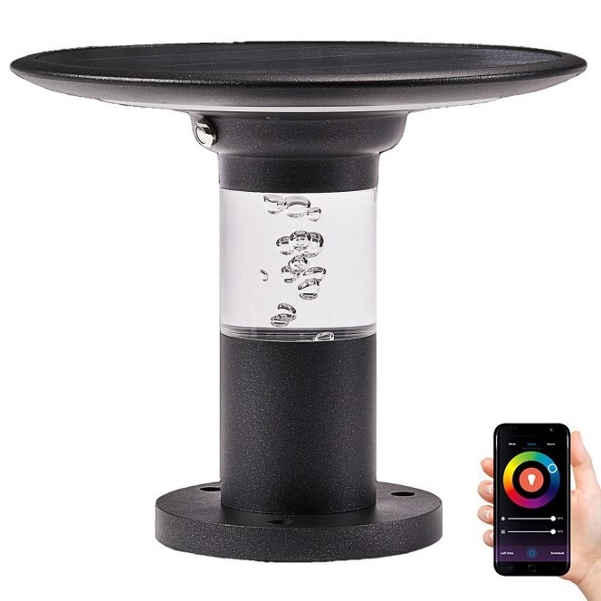 Immax NEO 07908L - Светодиодная RGB+CW/W лампа на солнечной батарее с регулированием яркости LED/2W/5V IP54 Tuya 4000 mAh