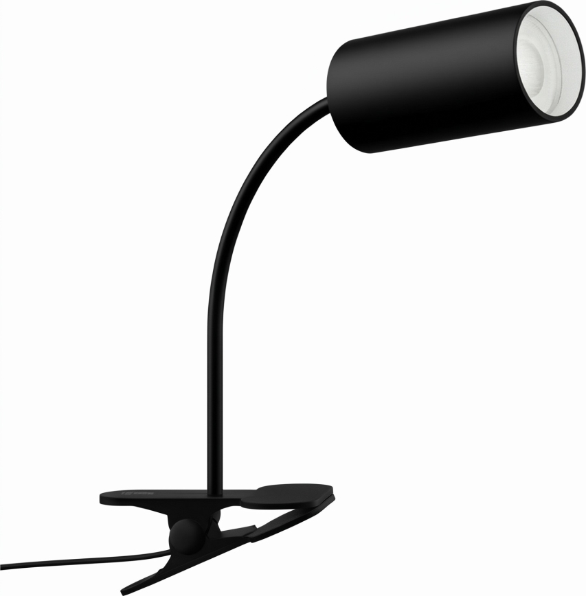 Immax NEO 08293L - Гнучка лампа з кліпсою PUNTO 1xGU10/9W/230V чорна