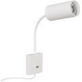 Immax NEO 08296L - Настінний світильник з USB PUNTO 1xGU10/9W/230V білий