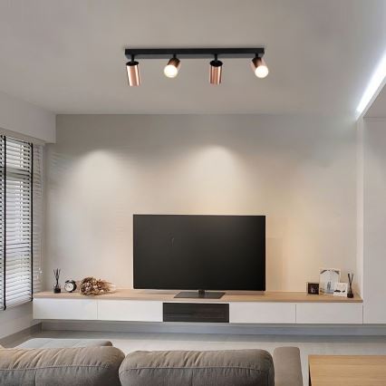 Immax NEO 08303L - точковий світильник PUNTO 4xGU10/9W/230V рожеве золото