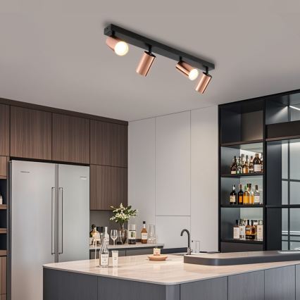 Immax NEO 08303L - точковий світильник PUNTO 4xGU10/9W/230V рожеве золото