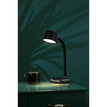 Immax NEO 08996L - Настільна LED лампа з регулюванням яскравості та бездротовою зарядкою PERLA LED/1,5W + LED/6W/230V 3800-4300K