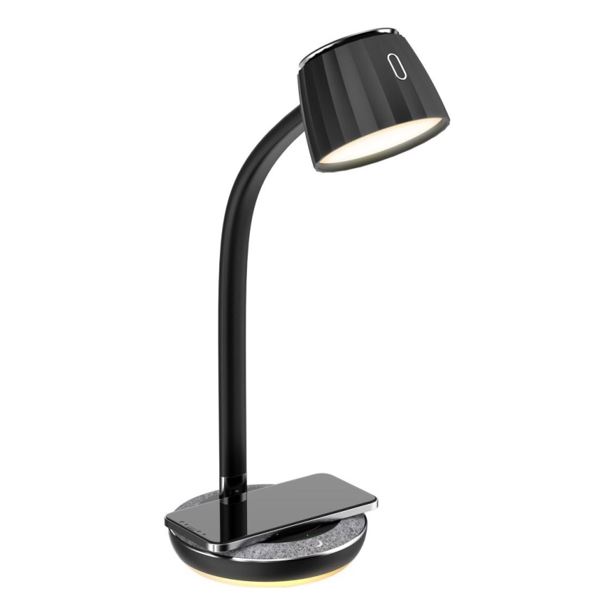 Immax NEO 08996L - Настільна LED лампа з регулюванням яскравості та бездротовою зарядкою PERLA LED/1,5W + LED/6W/230V 3800-4300K