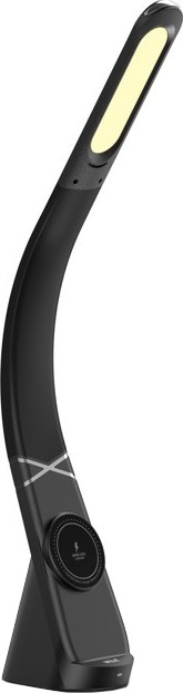 Immax NEO 09110L - LED настільна лампа з регульованою яскравістю та бездротовою зарядкою MAGIC LED/5W/230V чорна