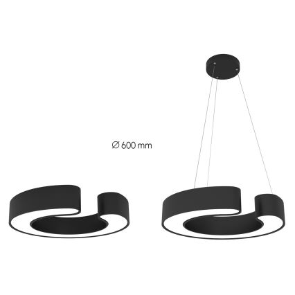 Immax NEO 7133 - LED SMART Стельовий світильник з регулюванням яскравості ЦЕЧКО LED/52W/230V + пульт дистанційного керування 60 см Tuya ZigBee