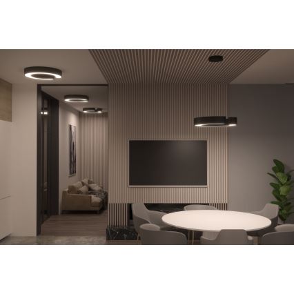 Immax NEO 7134 - Светодиодная умная подвесная люстра с регулированием яркости CÉČKO LED/43W/230V + дистанционное управление 60 см Tuya ZigBee