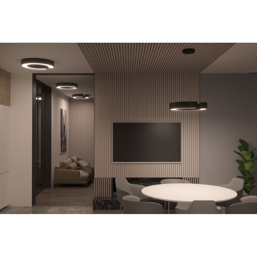 Immax NEO 7134 - Светодиодная умная подвесная люстра с регулированием яркости CÉČKO LED/43W/230V + дистанционное управление 60 см Tuya ZigBee