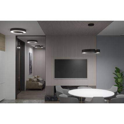 Immax NEO 7134 - Светодиодная умная подвесная люстра с регулированием яркости CÉČKO LED/43W/230V + дистанционное управление 60 см Tuya ZigBee