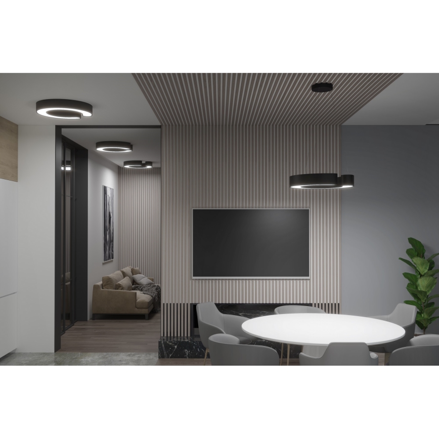 Immax NEO 7134 - Светодиодная умная подвесная люстра с регулированием яркости CÉČKO LED/43W/230V + дистанционное управление 60 см Tuya ZigBee
