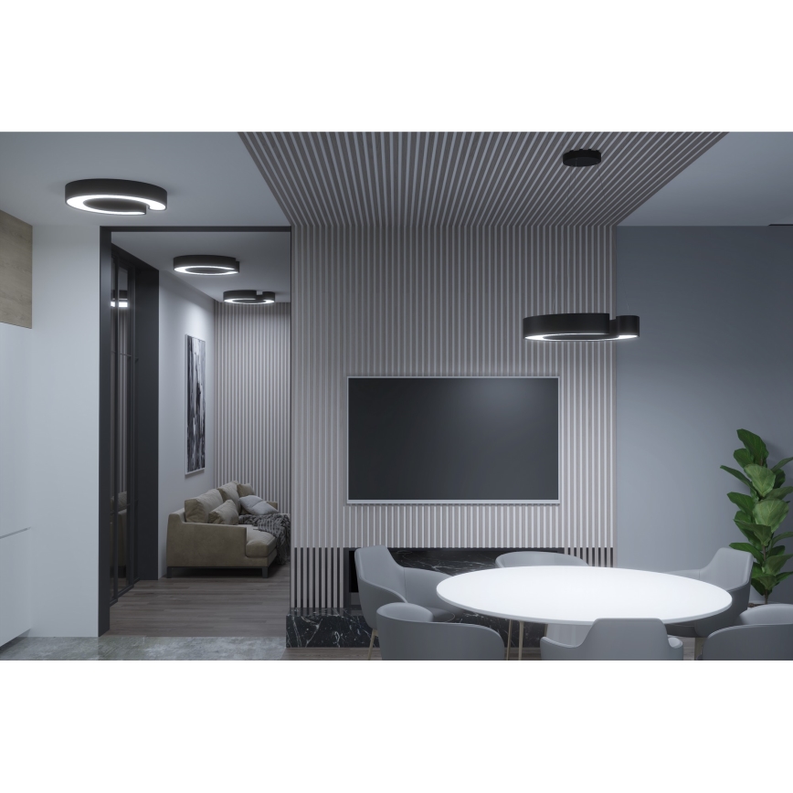 Immax NEO 7134 - Светодиодная умная подвесная люстра с регулированием яркости CÉČKO LED/43W/230V + дистанционное управление 60 см Tuya ZigBee
