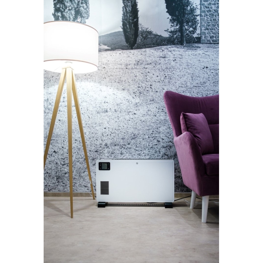 Immax NEO 07760L - Электрический конвектор 1000/1300/2300W LCD/таймер/TURBO/термостат Wi-Fi Tuya + пульт ДУ