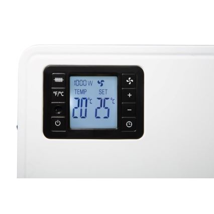Immax NEO 07760L - Електричний конвектор 1000/1300/2300W LCD/таймер/TURBO/термостат Wi-Fi Tuya + пульт ДК