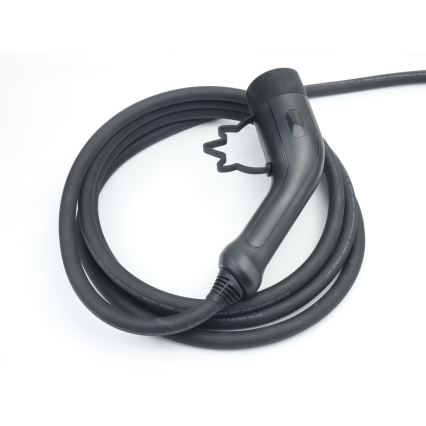 Immax - Портативная зарядная станция для электромобилей EV AC Type 2 16A/380V 11 кВт + розетка 230В, 3,7 кВт, 5 м + чехол